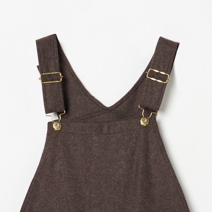 FLANNEL OVERALLS 詳細画像 ブラウン 2