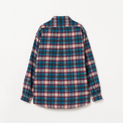 ALPACA CHECK SHIRT 詳細画像 ブルー 1