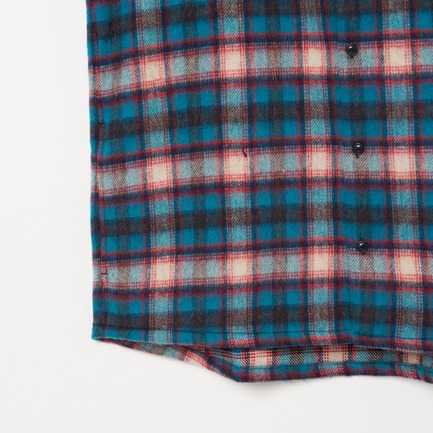 ALPACA CHECK SHIRT 詳細画像 ブルー 4