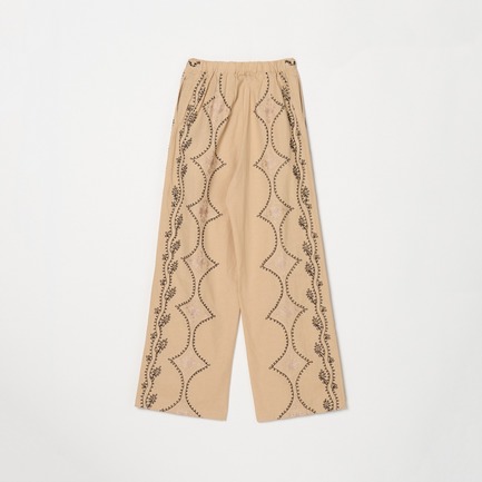 COTTON LINE AARI EMBROIDERY PANTS 詳細画像 ベージュ 1