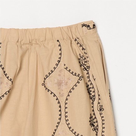 COTTON LINE AARI EMBROIDERY PANTS 詳細画像 ベージュ 3