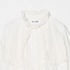 COTTON PINTUCK LACE BLOUSE 詳細画像