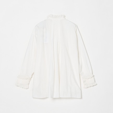 COTTON PINTUCK LACE BLOUSE 詳細画像 ホワイト 1