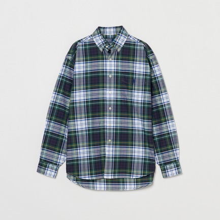 BIG FIT BUTTON DOWN SHIRT CHECK