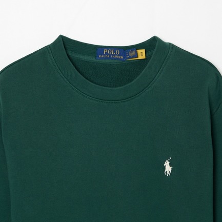 LOOPBACK C/N SWEAT SHIRT 詳細画像 ダークグリーン 2