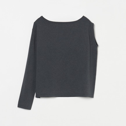 SILK ASYMMETRY PULLOVER 詳細画像 ミディアムグレー 1