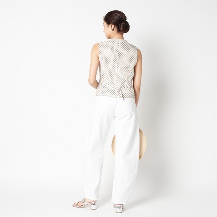 DOT BACK PRINTED VEST 詳細画像 ベージュ 3