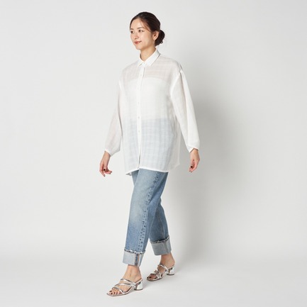 LENO CLOTH SHIRT 詳細画像 ホワイト 10