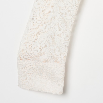 EMBROIDERY LACE JACKET 詳細画像 アイボリー 3