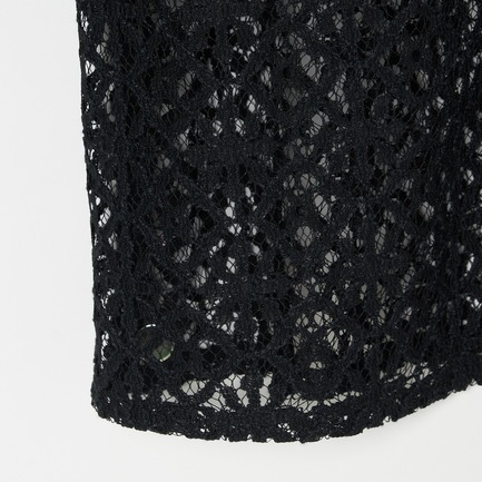 LACE CUBAN SHIRT 詳細画像 ブラック 4