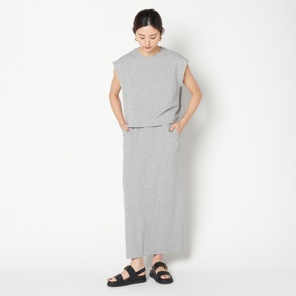 I LINE SWEAT SKIRT 詳細画像 ライトグレー 4