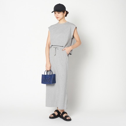 I LINE SWEAT SKIRT 詳細画像 ライトグレー 6