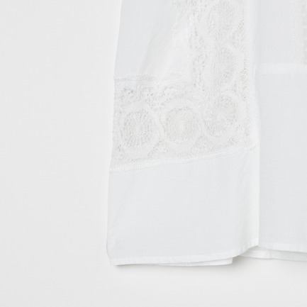 COTTON MANNY LACE NOSLEEVE 詳細画像 ホワイト 5