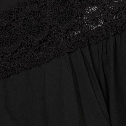 COTTON LACE BLOUSE 詳細画像 ブラック 6