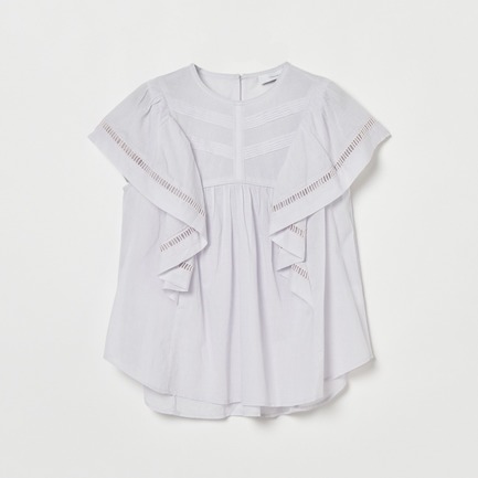 COTTON PINTUCK BLOUSE