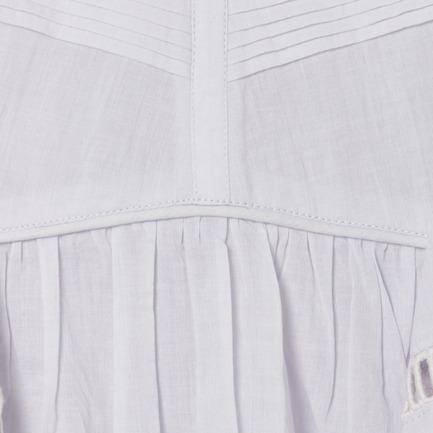COTTON PINTUCK BLOUSE 詳細画像 サックス 6
