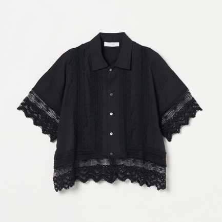 COTTON FLEX LACE BLOUSE