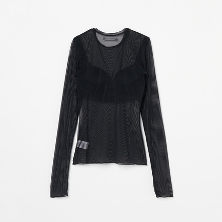 MESH LONGSLEEVE SHELL 詳細画像 ブラック 1
