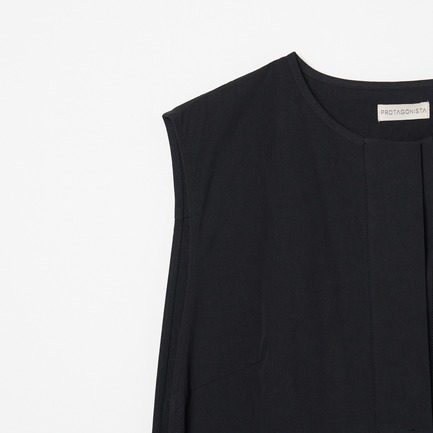 SLEEVELESS FLARE TOP 詳細画像 ブラック 3