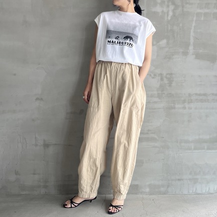 GRAPHIC NOSLEEVE TEE 詳細画像 アイボリー 1