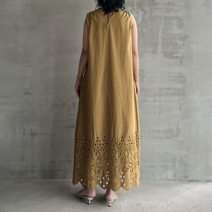 TROPICAL LACE DRESS 詳細画像 マスタード 3
