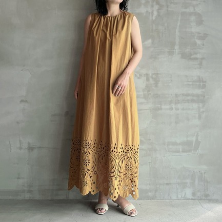 TROPICAL LACE DRESS 詳細画像 マスタード 4