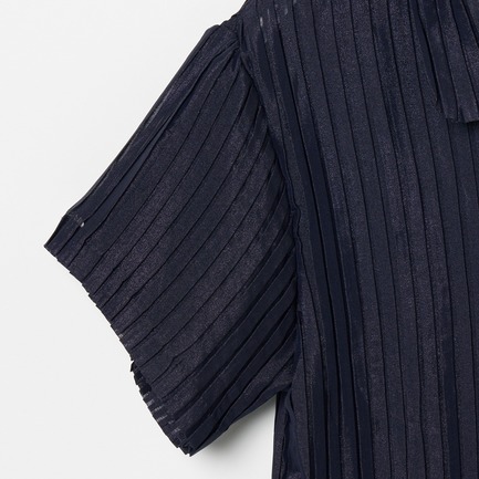 PLEATED SHIRT 詳細画像 ネイビー 3