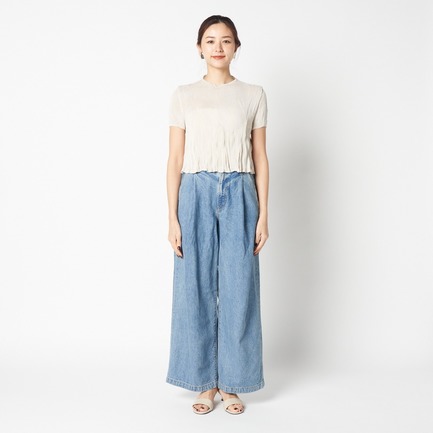 WAVY CROP TOP 詳細画像 アイボリー 5