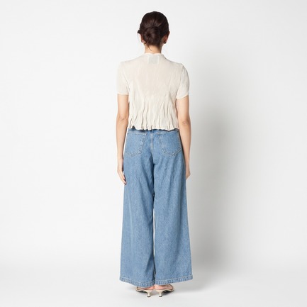 WAVY CROP TOP 詳細画像 アイボリー 7