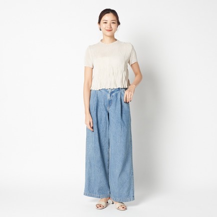 WAVY CROP TOP 詳細画像 アイボリー 8