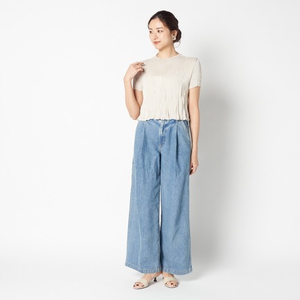 WAVY CROP TOP 詳細画像 アイボリー 9
