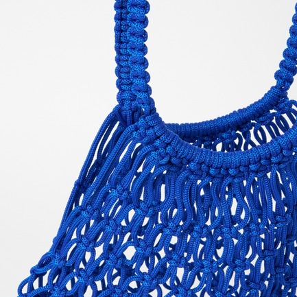 MACRAME BAG 詳細画像 ブルー 5