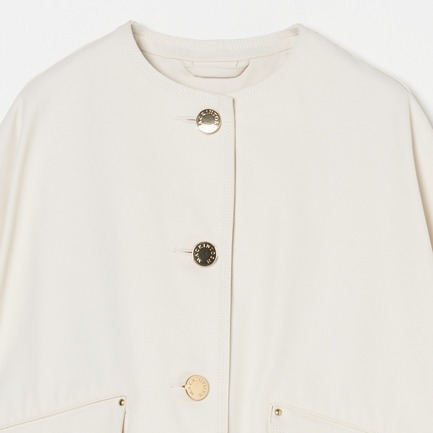 HUMBIE NO COLLAR JACKET 詳細画像 ホワイト 2