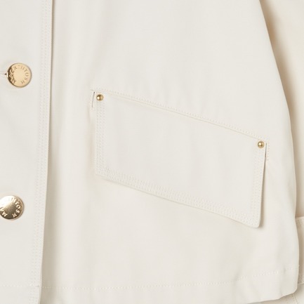 HUMBIE NO COLLAR JACKET 詳細画像 ホワイト 5