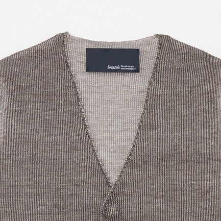 SHEER KNIT VEST 詳細画像 ベージュ 2