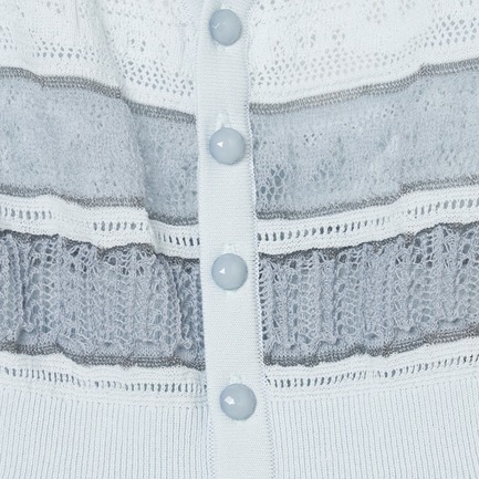 LACE CAMI CARDIGAN 詳細画像 ライトグレー 5