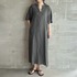 LINEN FLARE SLEEVE DRESS 詳細画像