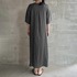 LINEN FLARE SLEEVE DRESS 詳細画像