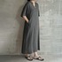 LINEN FLARE SLEEVE DRESS 詳細画像