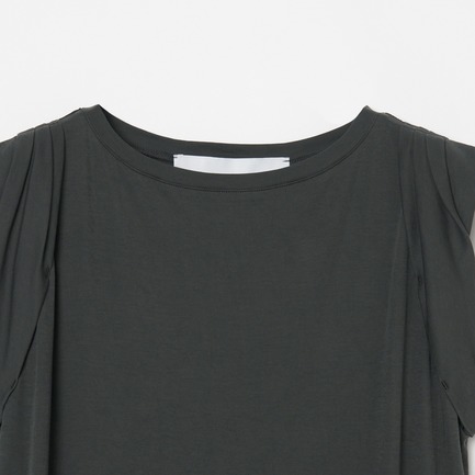 TUCK NOSLEEVE DRESS 詳細画像 カーキ 2