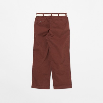 CHINO BELT PANTS 詳細画像 ブラウン 1