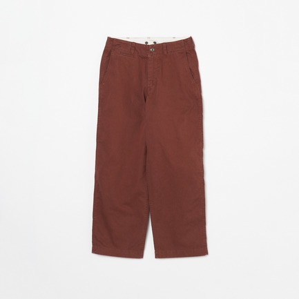CHINO BELT PANTS 詳細画像 ブラウン 8