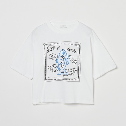 manipuri PRINT TSH 詳細画像 ホワイト 1