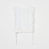 COTTON BATTEN LACE RIBBON TOP 詳細画像