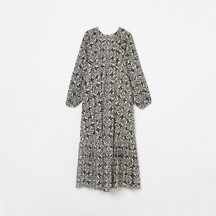 RIPPLE PRINT DRESS 詳細画像 ブラック 1