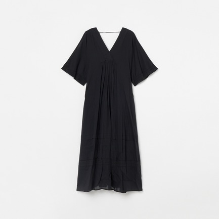 COTTON VOILE LACE PINTUCK DRESS