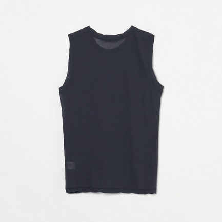 SHEER COTTON SLEEVELESS TEE 詳細画像 チャコールグレー 1