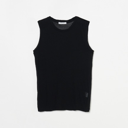 SHEER COTTON SLEEVELESS TEE