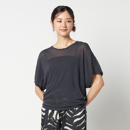 SHEER COTTON  DOLMANSLEEVE TEE 詳細画像 チャコールグレー 4