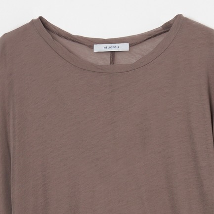 SHEER COTTON  DOLMANSLEEVE TEE 詳細画像 ダークブラウン 2